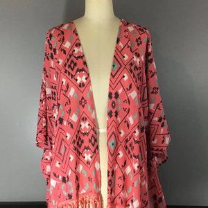 REWIND cardigan with fringe